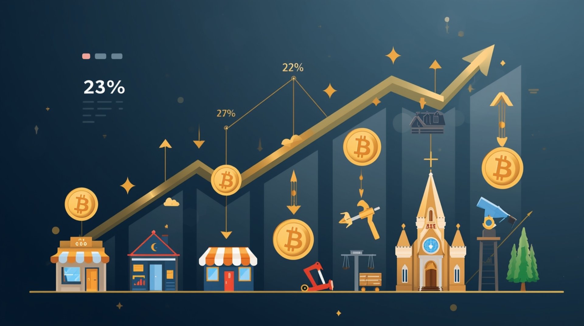 Businesses Reinvesting Profits into Bitcoin: 22% Reported
