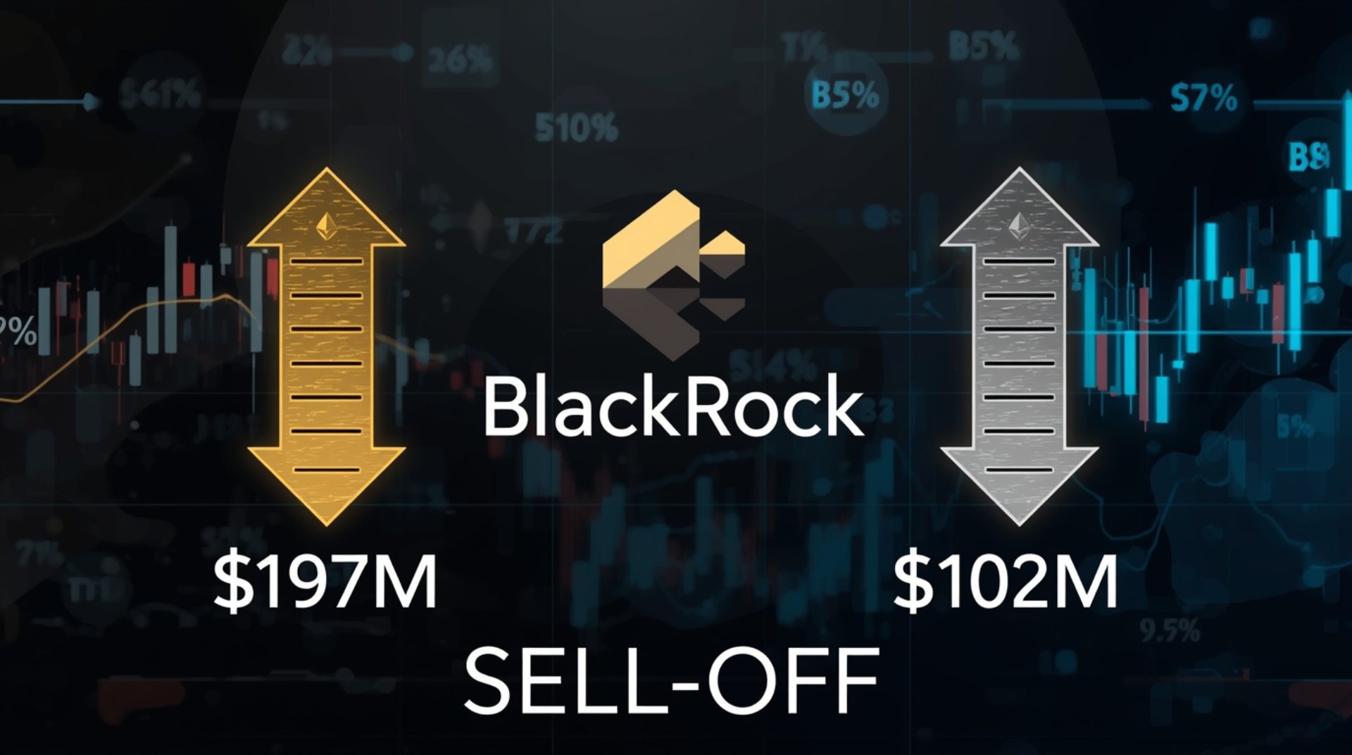 BlackRock Crypto Sell-Off: $195M ETH and $102M BTC